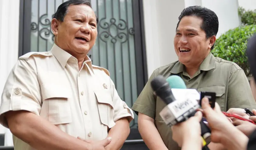 Erick Thohir Mengungkapkan Dukungannya kepada Prabowo