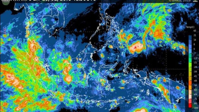 Potensi Hujan Lebat hingga Badai di Beberapa Daerah di Indonesia pada Hari Ini