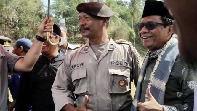 Mudik ke Pamekasan, Mahfud Bertemu Jokowi Lagi dalam Kapasitas Cawapres