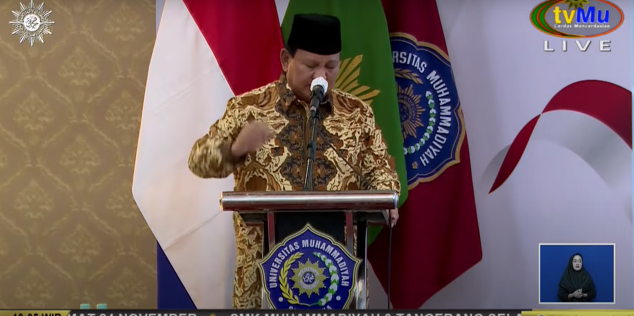 Prabowo Subianto Mengulas Komitmen Kesejahteraan Rakyat dan Keadilan Sosial dalam Dialog Publik Muhammadiyah