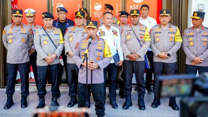 Kapolri Memaparkan Strategi Pencegahan Selama Libur Natal dan Tahun Baru