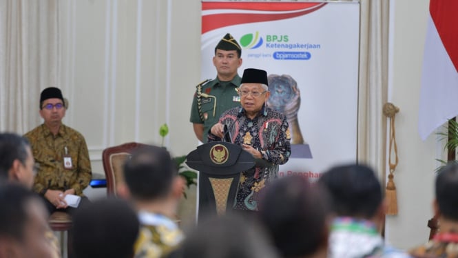 Wapres Ma’ruf Menegaskan Pentingnya Vaksinasi karena Kasus COVID-19 Naik