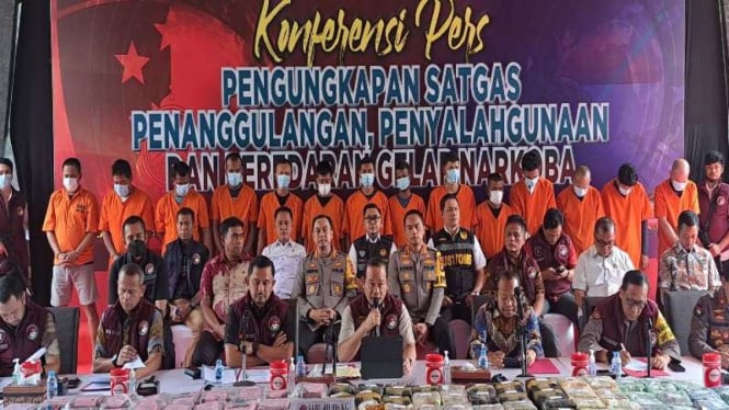 Polri Berhasil Menangkap 11.828 Tersangka Kasus Narkoba dalam Waktu 3 Bulan