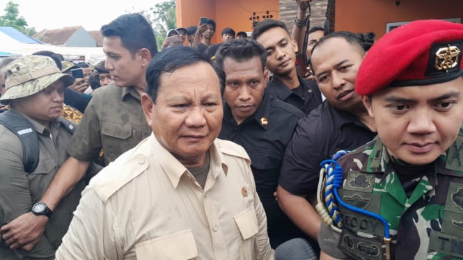 Prabowo Meminta Masyarakat Desa Membuat Embung untuk Menampung Air Hujan sebagai Sumber Pengairan