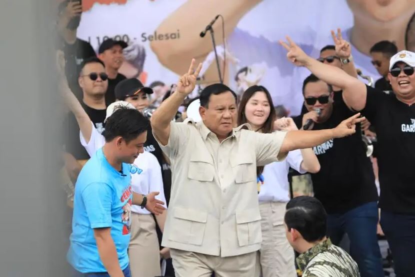 Prabowo Bahagia Menghadiri Acara Memasak Besar Chef Bobon x Kopra