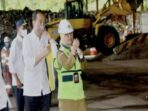 Jokowi Memeriksa Proses Penanganan Sampah di Tempat Pemrosesan Akhir (TPA) Cilacap