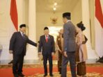 Warm Moments Between Prabowo Subianto, Jokowi, and Ma’ruf Amin at the TNI-Polri Officer Oath Ceremony