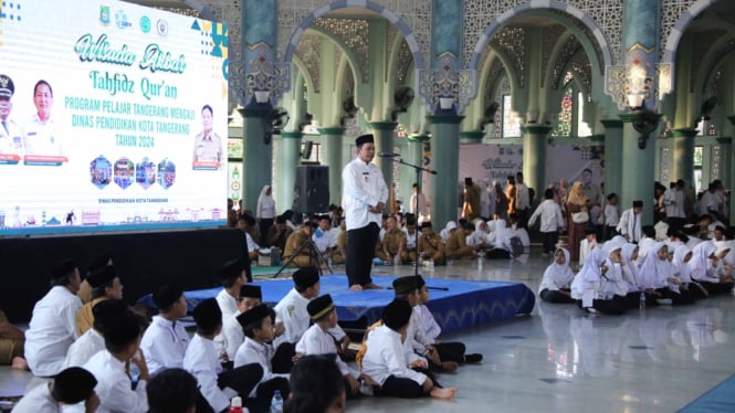 10 Ribu Siswa Tangerang Melakukan Wisuda Tahfidz dengan Kemudahan Masuk Sekolah dari Pemerintah Kota